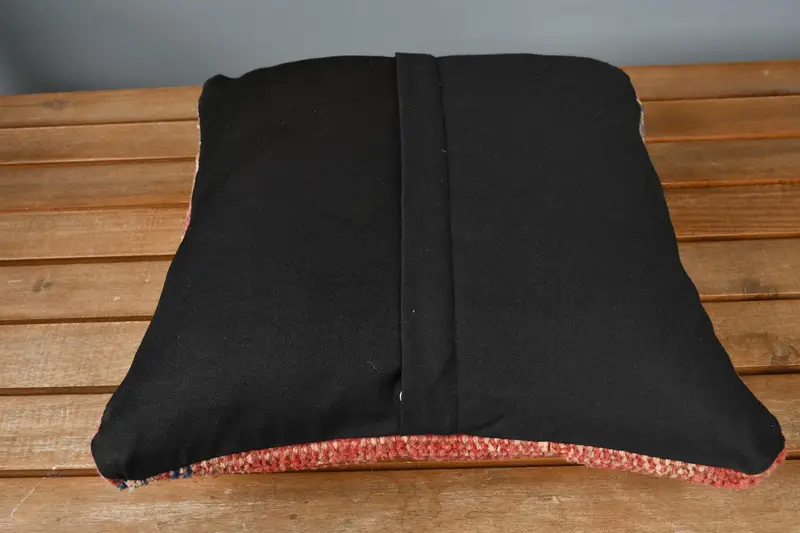 Gift Pillow, 14x14 Red Cushion Cover, Wholesale Pillow Case, Vintage Pillow, Sofa Pillow Case, Pillow Cover, Boho Pillow Sham Cover - 5