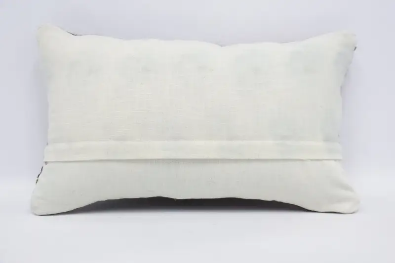 Pillow, Home Decor Pillow, Turkish Bench Pillow, Cotton Pillow Cover, Handmade Kilim Cushion, Kilim Pillow, 12x20 Red Cushion Cover - 6