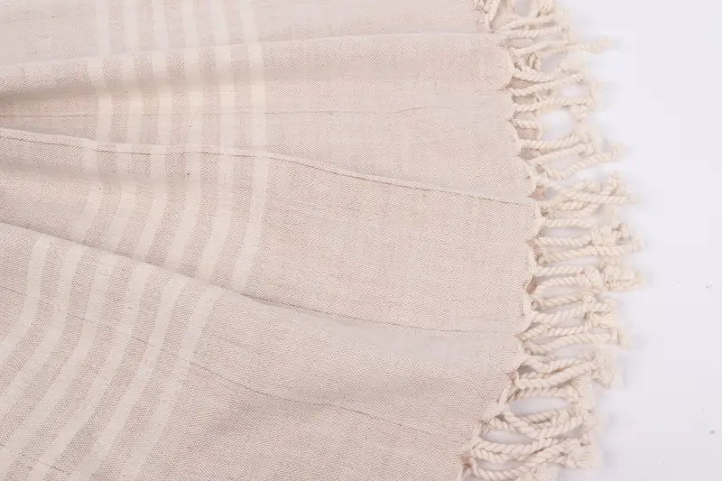 Bridesmaid Gift Towel, 70x40 Linen Striped Towel, Personalized Wedding Gift, Large Turkish Towel, Handwoven Turkish bath towel, Employee Gifts - 8