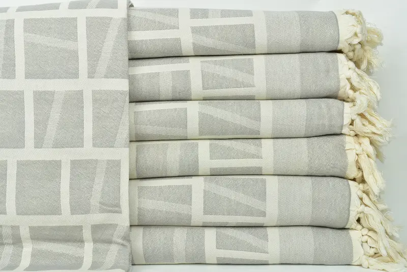 Handmade Gift, 70x34 Cotton Patterned Towel, Home Gift, Summer Towel, Lightweight towel, Personalized Turkish Towel, Extra large Turkish bath towel - 2