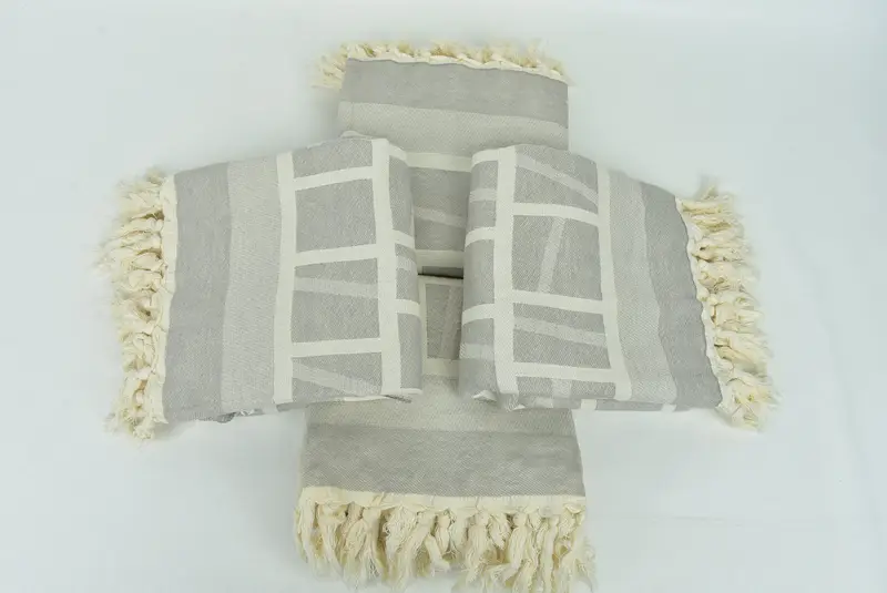 Handmade Gift, 70x34 Cotton Patterned Towel, Home Gift, Summer Towel, Lightweight towel, Personalized Turkish Towel, Extra large Turkish bath towel - 7