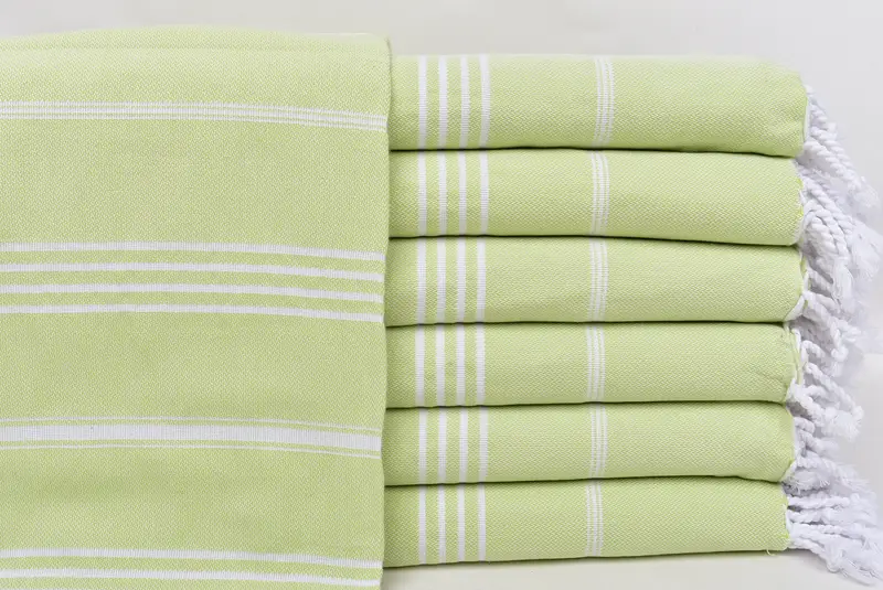 Bridesmaid Gift, Personalized Gift For Her, 70x40 Cotton Striped Towel, Bachelorette Party Favors, Best Wedding Gift, Gym Towel, Turkish bath towel - 1