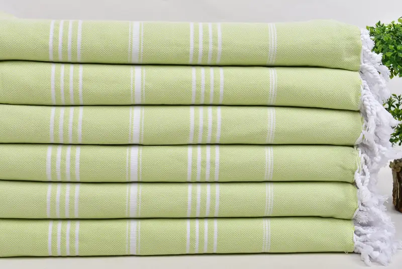 Bridesmaid Gift, Personalized Gift For Her, 70x40 Cotton Striped Towel, Bachelorette Party Favors, Best Wedding Gift, Gym Towel, Turkish bath towel - 3