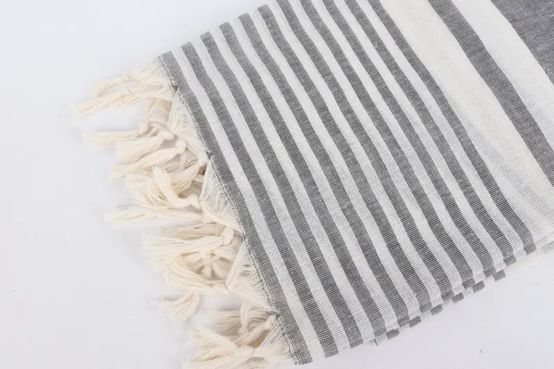 Welcome Wedding Gift, Bachelorette Favors Beach, Bridesmaid Gift Towel, 70x40 Cotton Striped Towel, Cotton towel, Bachelorette Party Gift - 7