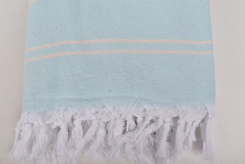 Custom Blanket, Wedding Anniversary Gift, Turkish Blanket, Organic Throw, Woven Throw Blanket, 96x70 Cotton Striped Towel, Couch Throw - 5