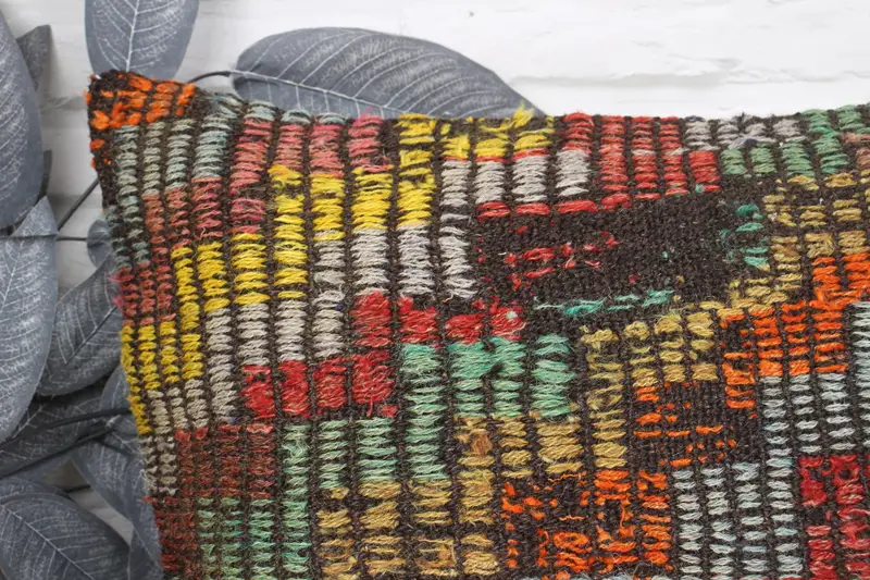 Throw Kilim Pillow, 16x24 Red Cushion Case, Handmade Throw Pillow Sham, Home Decor Pillow, Handmade Kilim Cushion, Pillow Sham - 2