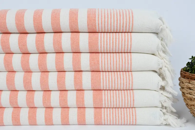 Girl Trip Party Favor, Best Friend Gift Ideas, Small Bath Towels, Personalized Dish Towel, Monogram Kitchen Towel, 36x18 Cotton Striped Terry Towel - 2