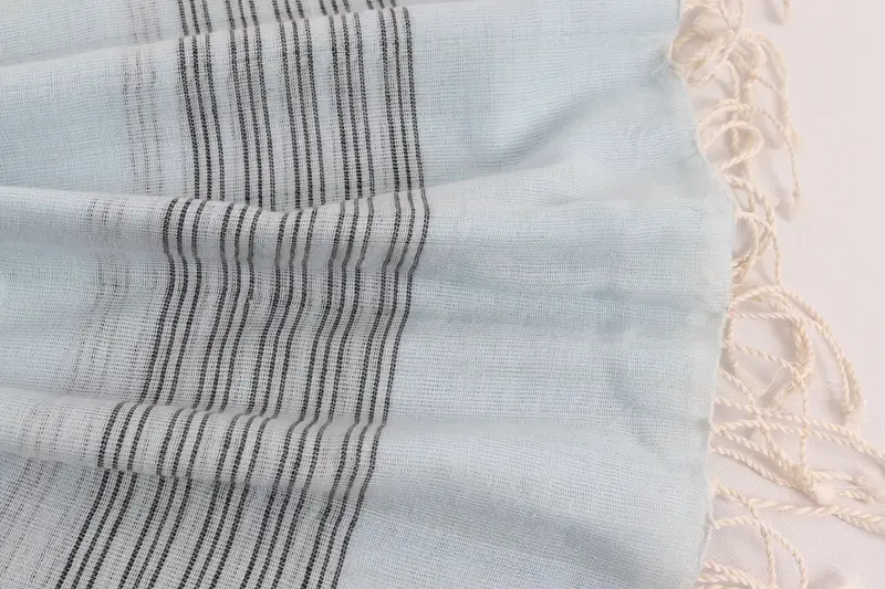 Spa Towel, Quick-Dry Beach Towel, 70x40 Cotton Striped Towel, Monogram Beach Towel, Lightweight towel, Beach Wedding Favor, Birthday Gift - 8