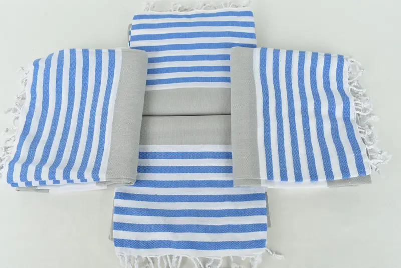 Gifts For Him, 70x40 Cotton Striped Towel, Bachelorette Favor, Thin and lightweight Turkish peshtemal, Bridal Shower Favors, Turkish Towel Beach - 6