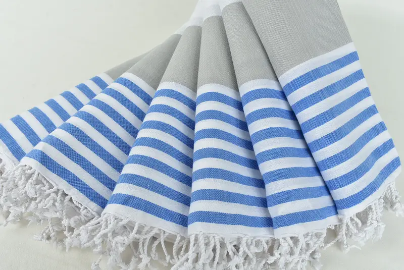 Gifts For Him, 70x40 Cotton Striped Towel, Bachelorette Favor, Thin and lightweight Turkish peshtemal, Bridal Shower Favors, Turkish Towel Beach - 4