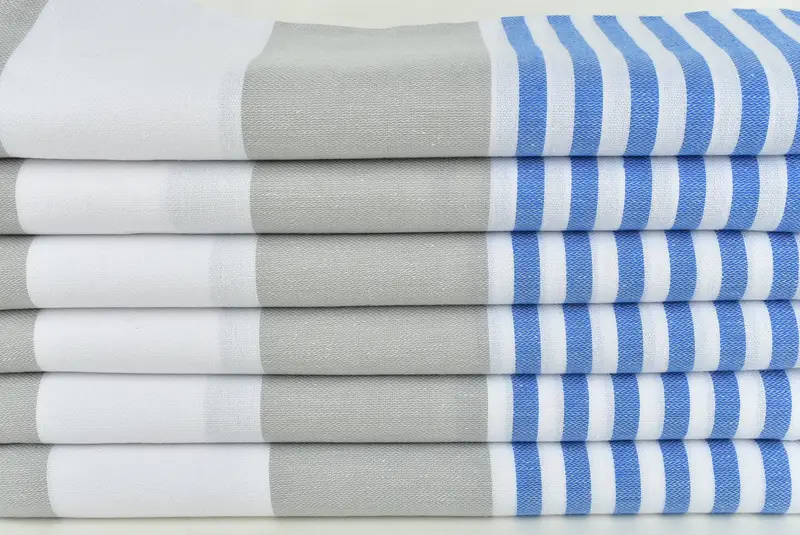 Gifts For Him, 70x40 Cotton Striped Towel, Bachelorette Favor, Thin and lightweight Turkish peshtemal, Bridal Shower Favors, Turkish Towel Beach - 2