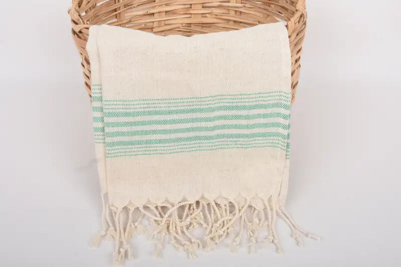 36x18 Linen Striped Towel, Bachelorette Favor, Small Bath Towels, Wedding Favors, Custom Wedding Gift From Bridesmaid, Turkish Tea Towel, Xmas Gifts - 5
