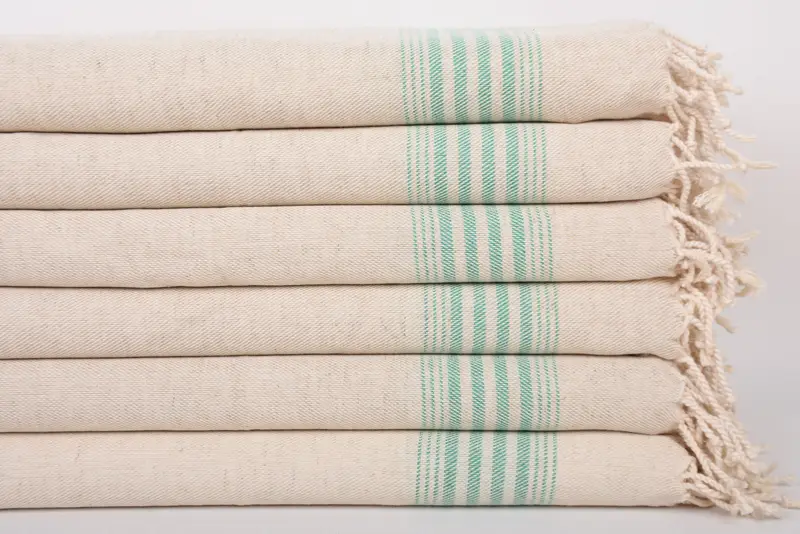 36x18 Linen Striped Towel, Bachelorette Favor, Small Bath Towels, Wedding Favors, Custom Wedding Gift From Bridesmaid, Turkish Tea Towel, Xmas Gifts - 3