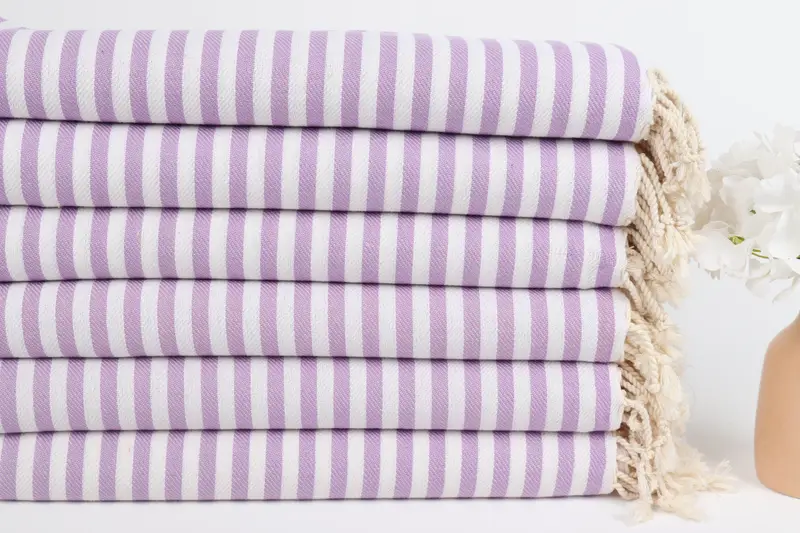 Gym Towel, Handmade Turkish Towel, Bachelorette Party Gifts, 70x40 Cotton Striped Towel, Gift Towel, Lightweight Turkish towel, Monogram Beach Towel - 3