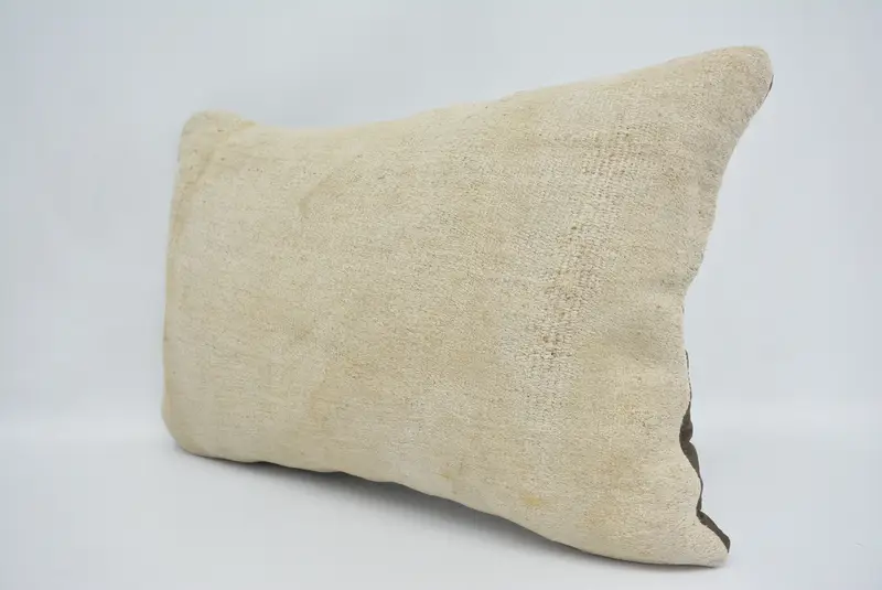 Pillow Cover, Ethnic Throw Pillow Sham, 16x24 White Pillow Case, Pillow for Couch, Interior Designer Pillow, Vintage Kilim Throw Pillow - 4