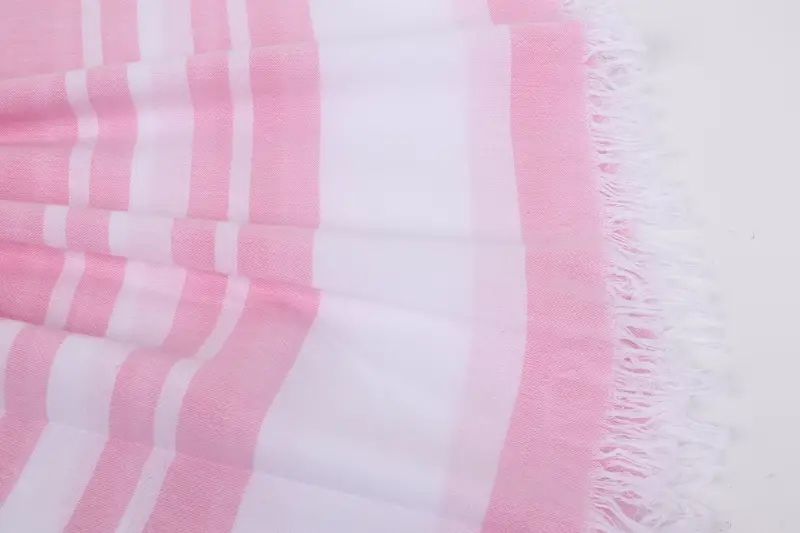 68x36 Cotton Striped Towel, Quick-dry peshtemal, Custom Wedding Gift, Beach Towel Personalized, Scarf Towel, Gift For Best Friend, Embroidered Towel - 8