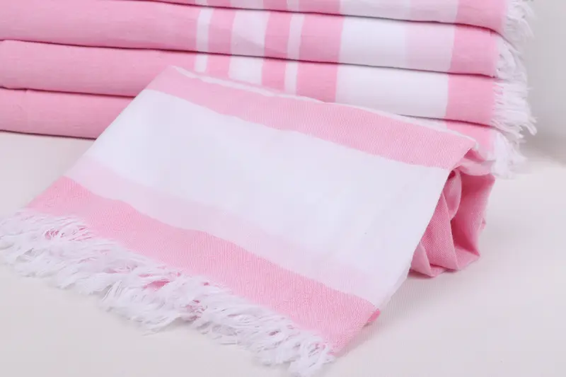 68x36 Cotton Striped Towel, Quick-dry peshtemal, Custom Wedding Gift, Beach Towel Personalized, Scarf Towel, Gift For Best Friend, Embroidered Towel - 4