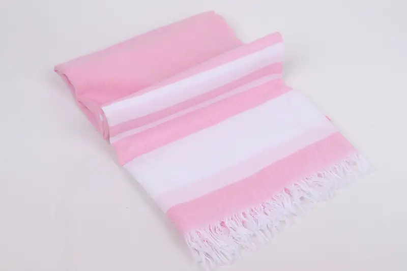 68x36 Cotton Striped Towel, Quick-dry peshtemal, Custom Wedding Gift, Beach Towel Personalized, Scarf Towel, Gift For Best Friend, Embroidered Towel - 6