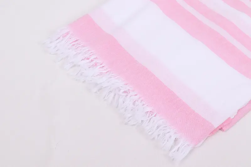 68x36 Cotton Striped Towel, Quick-dry peshtemal, Custom Wedding Gift, Beach Towel Personalized, Scarf Towel, Gift For Best Friend, Embroidered Towel - 7