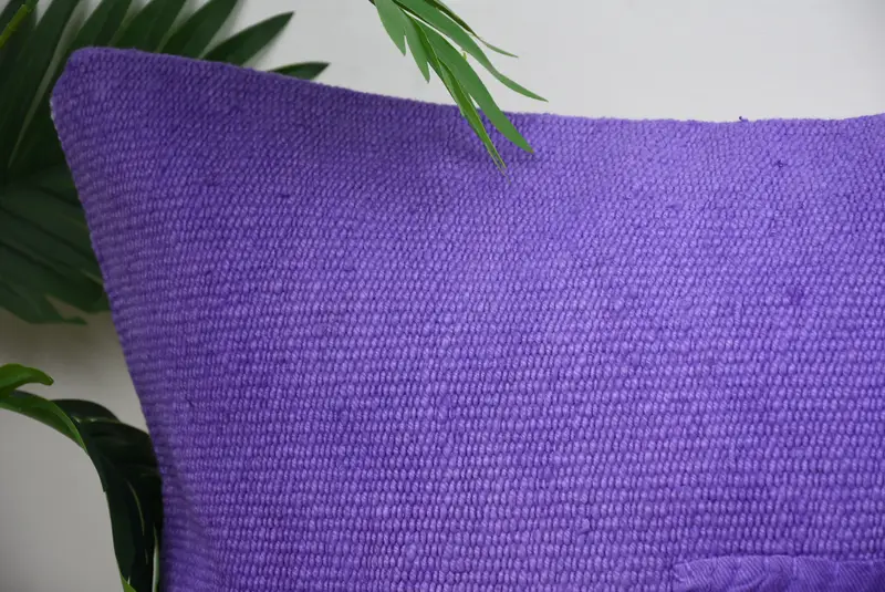 Neutral Cushion Cover, Home Decor Pillow, Vintage Kilim Throw Pillow, Cushion, 16x48 Purple Cushion, Ethnical Kilim Rug Pillow, Aztec Cushion Case - 2
