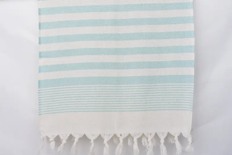 Kitchen Towel, 36x18 Cotton Striped Terry Towel, Home Gift, Guest Towel, Personalized Kitchen Towel, Small Bath Towels, Customized Turkish Towel - 8