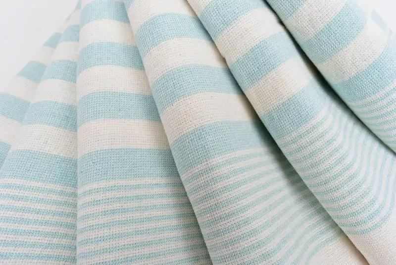 Kitchen Towel, 36x18 Cotton Striped Terry Towel, Home Gift, Guest Towel, Personalized Kitchen Towel, Small Bath Towels, Customized Turkish Towel - 5