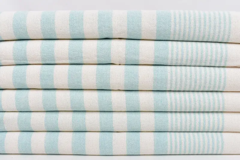 Kitchen Towel, 36x18 Cotton Striped Terry Towel, Home Gift, Guest Towel, Personalized Kitchen Towel, Small Bath Towels, Customized Turkish Towel - 2