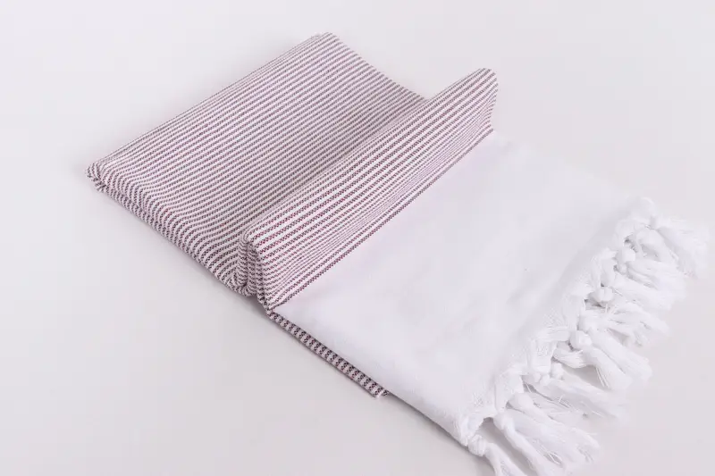 Hammam Towel USA, 70x40 Cotton Striped Towel, Bachelorette Party Gift, Monogram Beach Towel, Gift For Boyfriend, Wedding Towel, Wedding Gifts Towel - 6