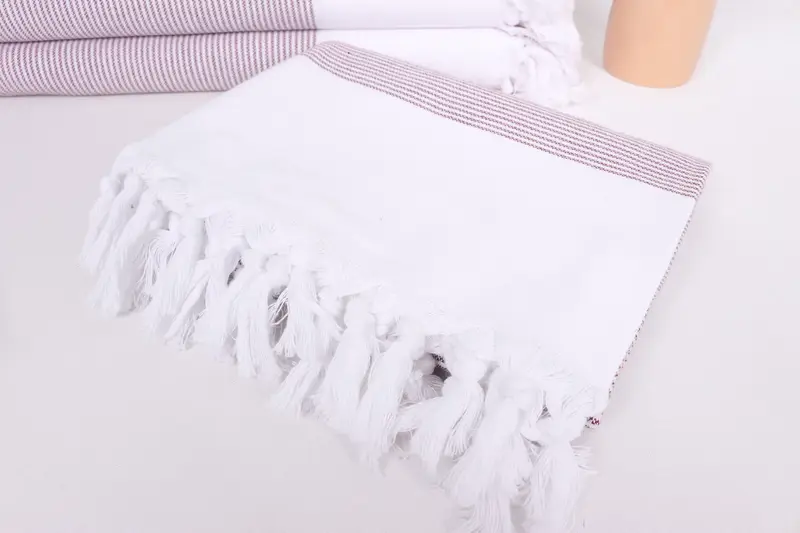 Hammam Towel USA, 70x40 Cotton Striped Towel, Bachelorette Party Gift, Monogram Beach Towel, Gift For Boyfriend, Wedding Towel, Wedding Gifts Towel - 5