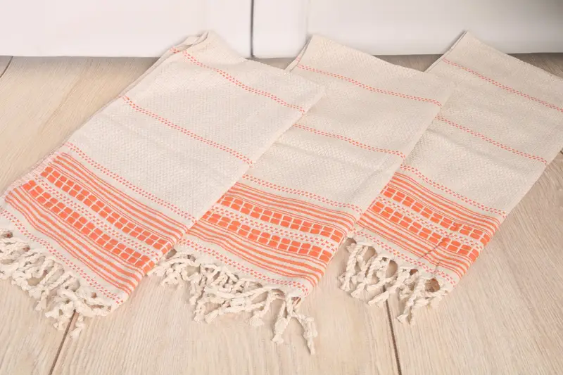 Turkish Towel Hand Towel, Holiday Towel, Xmas Gifts, Small Bath Towels, Personalized Dish Towel, 40x20 Linen Striped Towel, Bachelorette Party Gifts - 6