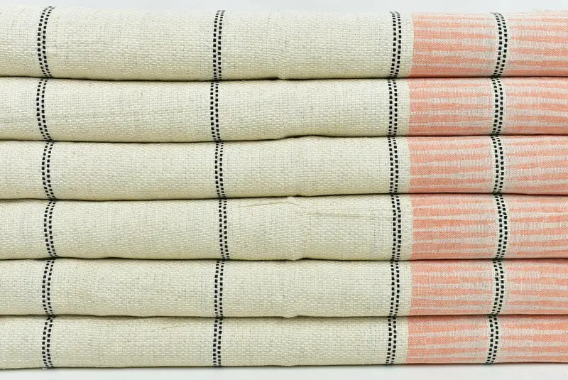Personalized Gifts, Gift Towel, Wedding Hand Made Gift, 40x20 Linen Striped Towel, Wedding Gift Kitchen Towel, Kitchen Towel, Monogrammed Hand Towel - 2
