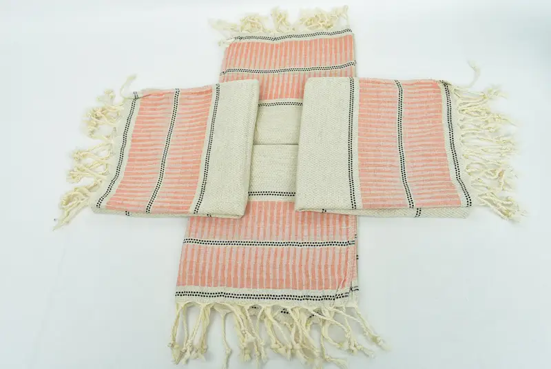 Personalized Gifts, Gift Towel, Wedding Hand Made Gift, 40x20 Linen Striped Towel, Wedding Gift Kitchen Towel, Kitchen Towel, Monogrammed Hand Towel - 6