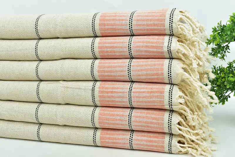Personalized Gifts, Gift Towel, Wedding Hand Made Gift, 40x20 Linen Striped Towel, Wedding Gift Kitchen Towel, Kitchen Towel, Monogrammed Hand Towel - 3