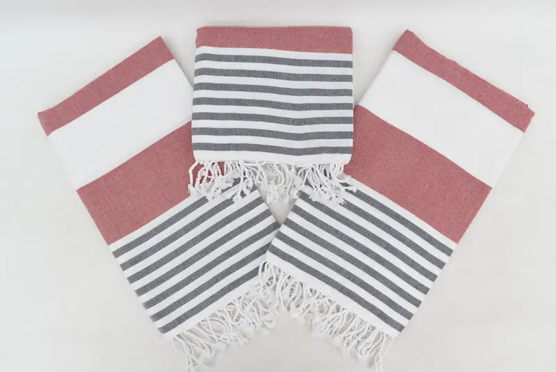 Gift For Best Friend, Monogrammed Beach Towel, 70x40 Cotton Striped Towel, Turkish bath towel, Personalized Beach Towel, Beach Wedding Favor - 4