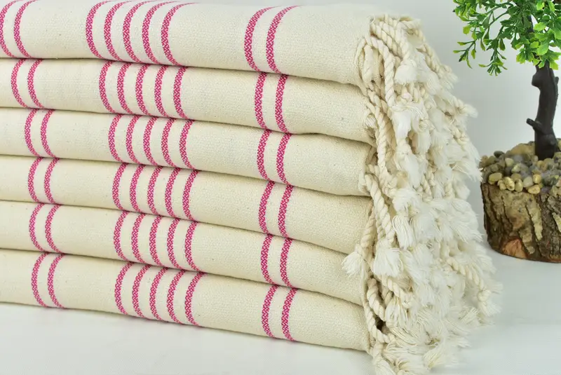70x40 Cotton Striped Towel, Luxury towel, Gift For Mom, Beach Bachelorette Party Decorations, Gift For Him, Lightweight towel, Custom Name Towel - 3