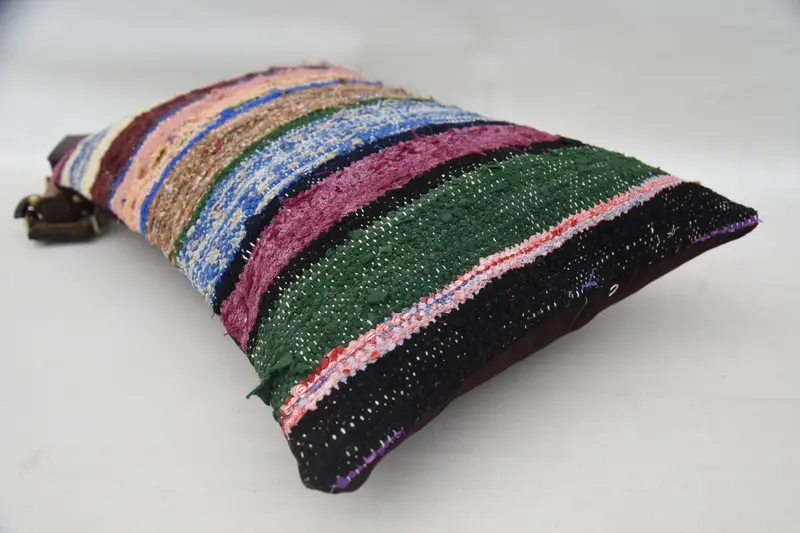16x24 Pink Pillow Sham, Kilim Pillow, Wholesale Cushion Cover, Turkish Kilim Pillow, Pillow for Sofa, Vintage Kilim Pillow Cushion, Cushion Cover - 6