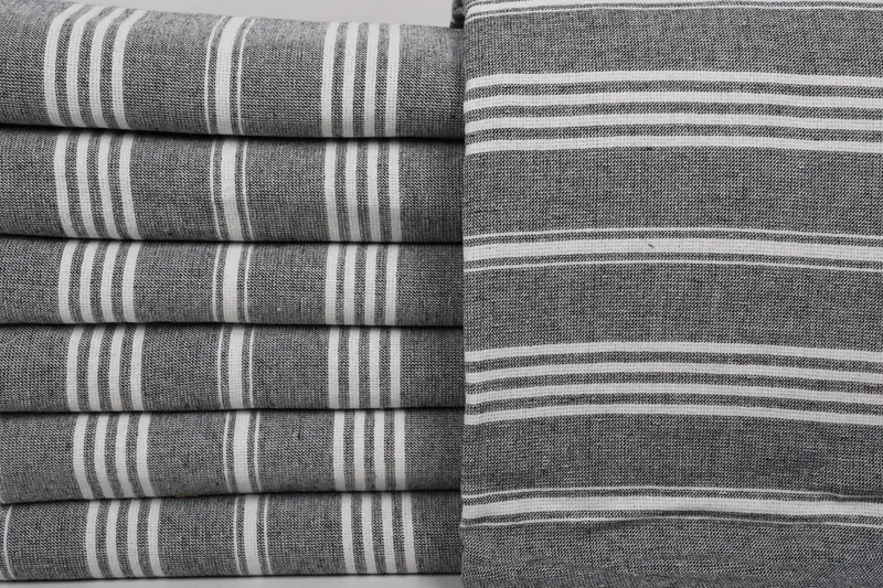 Custom Wedding Gift, Personalized Beach Towel, Quick-dry peshtemal, 70x40 Cotton Striped Towel, Bride Gift, Eco-friendly Turkish peshtemal towel - 1