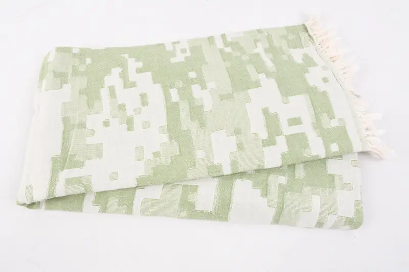 Embroidered Turkish Towel, 68x36 Cotton Camouflage Towel, Turkish Towel Beach Towel, Bath towel, Personalised Gift, Wedding Favors, Home Decor Gifts - 6