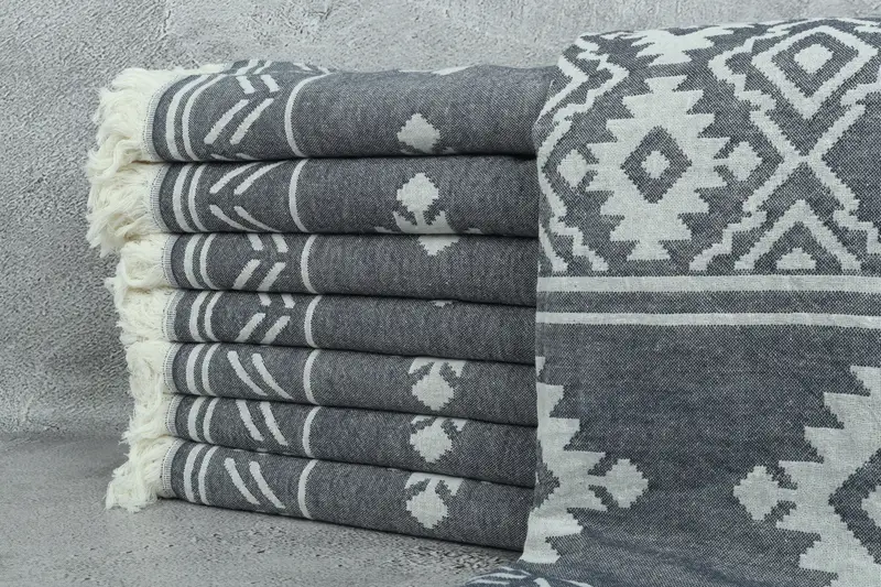 Bachelorette Party Decorations, Gift For Bride, 74x40 Cotton Geometric Towel, Custom Towel Beach, Quick-Dry Beach Towel, Housewarming Gift - 1