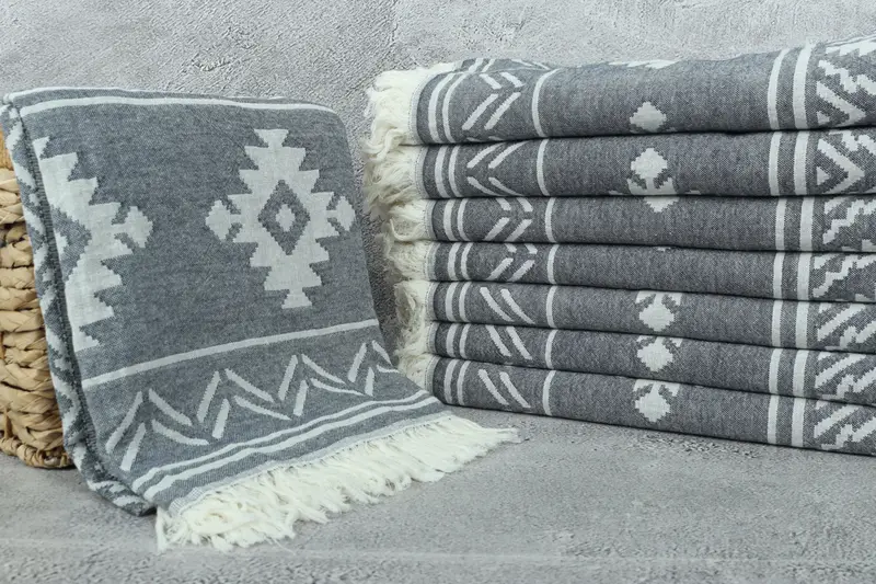 Bachelorette Party Decorations, Gift For Bride, 74x40 Cotton Geometric Towel, Custom Towel Beach, Quick-Dry Beach Towel, Housewarming Gift - 3
