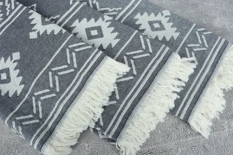 Bachelorette Party Decorations, Gift For Bride, 74x40 Cotton Geometric Towel, Custom Towel Beach, Quick-Dry Beach Towel, Housewarming Gift - 5