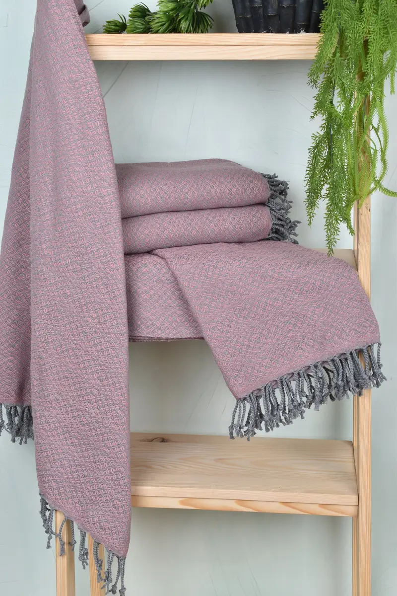 Absorbent Turkish towel, Bridemaids Beach Towel, Friends Beach Towel, Housewarming Gift, Handmade Gift, Christmas Gift, 70x40 Cotton Geometric Towel - 6
