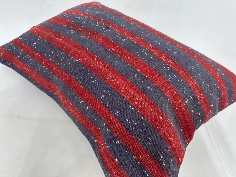 Interior Designer Pillow, Pillow for Sofa, Pillow Cover, Outdoor Patio Pillow Cover, 20x28 Red Cushion Case, Vintage Kilim Pillow - 6