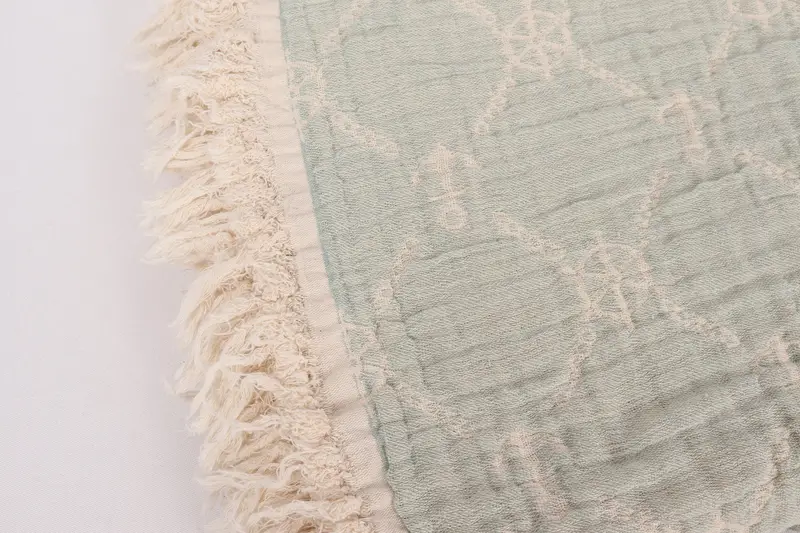 88x68 Cotton Marine Design Towel, Handmade Gift, Custom Wedding Gifts, Throw Blanket Couch, Tablecloth, Oversized Beach Towel, Turkish Throw Blanket - 7