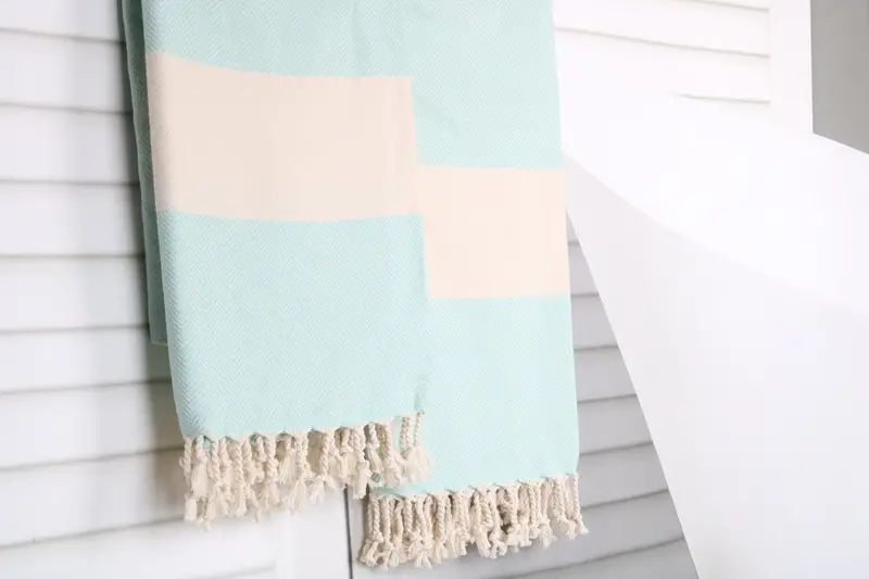 Personalized Wedding Gift, Wedding Gift, Wedding Hand Made Gift, Gift For Mom, Bachelor Bachelorette Party Favors, 70x40 Cotton Herringbone Towel - 8