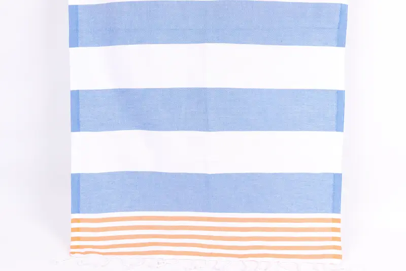 Monogrammed Hand Towel, Personalized Kitchen Towel, Bridesmaid Gifts Personalized, 40x24 Cotton Striped Towel, Summer Towel, Personalized Hand Towel - 8