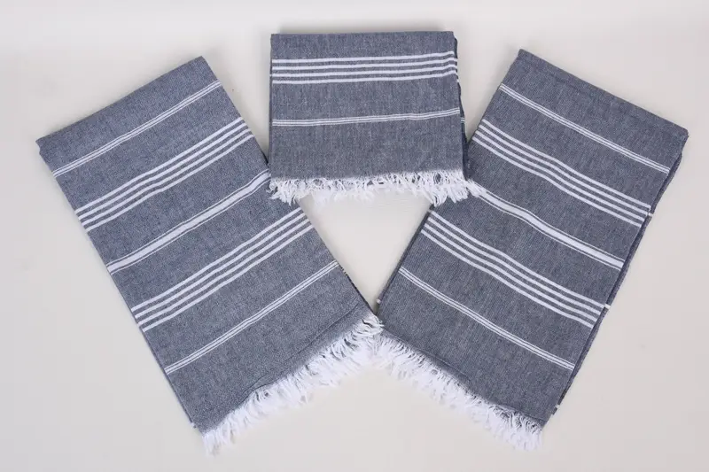 Quick-dry towel, Monogrammed Turkish Towel, Monogram Turkish Towel, Valentines Day Gift, Custom Towel, Towel With Name, 68x36 Cotton Striped Towel - 6