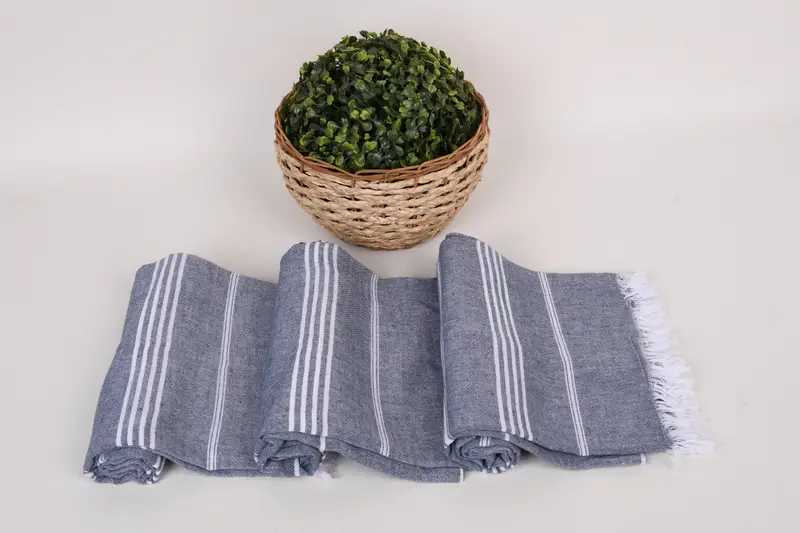 Quick-dry towel, Monogrammed Turkish Towel, Monogram Turkish Towel, Valentines Day Gift, Custom Towel, Towel With Name, 68x36 Cotton Striped Towel - 8