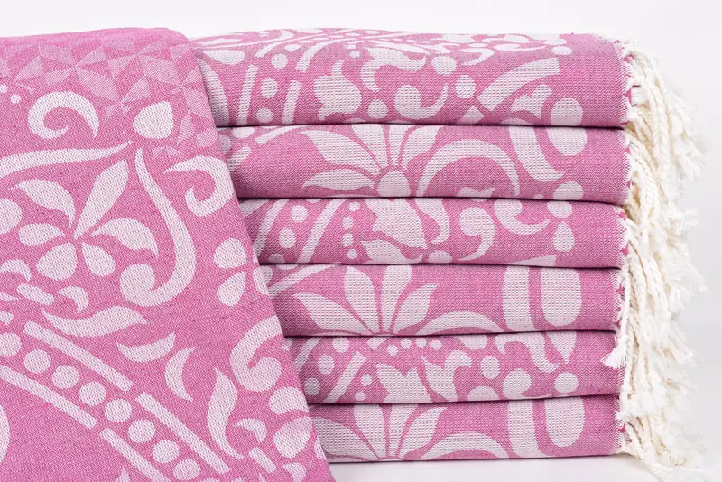 Wedding Gift Ideas, Monogram Beach Towel, Organic Beach Towel, Yoga Towel, Best Beach Towel, Personalized Towel, 70x40 Cotton Round Design Towel - 2