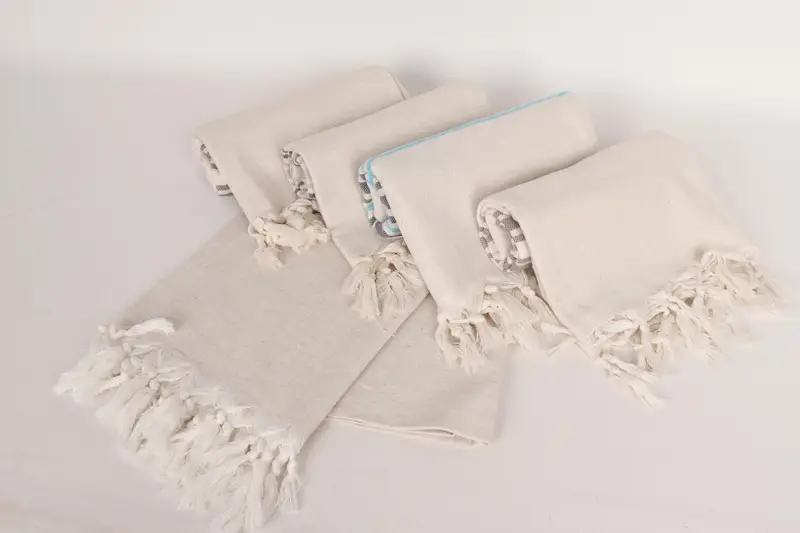 Bulk Order Towel, Halloween Gifts, Personalized Bridesmaid Gift, 70x40 Linen Striped Towel, Personalized Turkish Towel, Turkish beach towel - 5